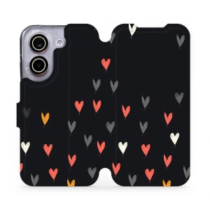 Flip pouzdro na mobil Xiaomi POCO X8 Pro - Mobiwear VP79S, srdíčka