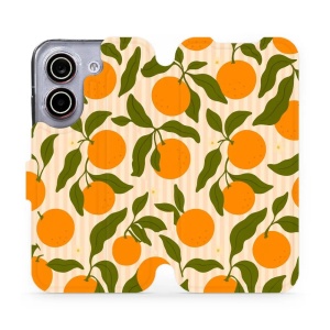 Flip pouzdro na mobil Xiaomi POCO X8 Pro - Mobiwear VP82S, pomeranče