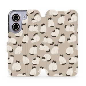 Flip pouzdro na mobil Xiaomi POCO X8 Pro - Mobiwear V160S, kočičáci