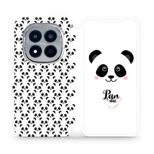 Flip pouzdro na mobil Xiaomi Redmi Note 15 Pro 4G - Mobiwear M030P, panda Amálka