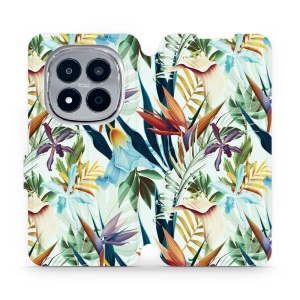 Flip pouzdro na mobil Xiaomi Redmi Note 15 Pro 4G - Mobiwear M071P, flóra