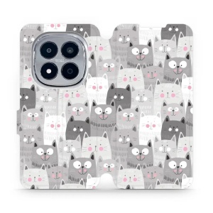 Flip pouzdro na mobil Xiaomi Redmi Note 15 Pro 4G - Mobiwear M099P, kočičky