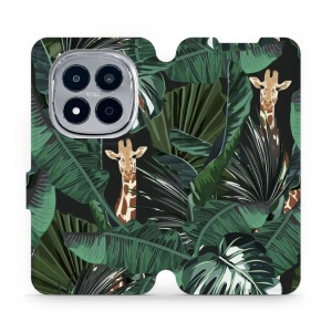 Flip pouzdro na mobil Xiaomi Redmi Note 15 Pro 4G - Mobiwear VP06P, žirafky