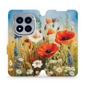 Flip pouzdro na mobil Xiaomi Redmi Note 15 Pro 4G - Mobiwear VP43S, letní louka