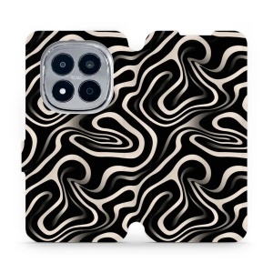 Flip pouzdro na mobil Xiaomi Redmi Note 15 Pro 4G - Mobiwear VA63S, vlnky a linky