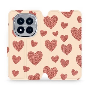Flip pouzdro na mobil Xiaomi Redmi Note 15 Pro 4G - Mobiwear VP93S, otisk srdce