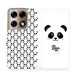 Flip pouzdro na mobil Motorola Signature 5G - Mobiwear M030P, panda Amálka