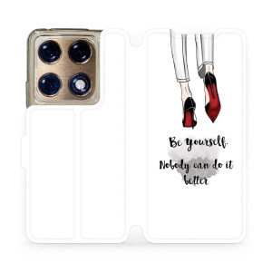 Flip pouzdro na mobil Motorola Signature 5G - Mobiwear M046P, be yourself