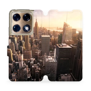 Flip pouzdro na mobil Motorola Signature 5G - Mobiwear M138P, New York