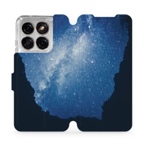 Flip pouzdro na mobil Motorola Edge 70 Fusion - Mobiwear M146P, galaxie