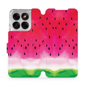 Flip pouzdro na mobil Motorola Edge 70 Fusion - Mobiwear V086S, melounek