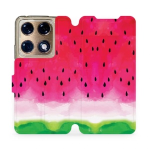 Flip pouzdro na mobil Motorola Signature 5G - Mobiwear V086S, melounek