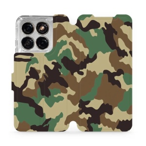 Flip pouzdro na mobil Motorola Edge 70 Fusion - Mobiwear V111P, maskáče