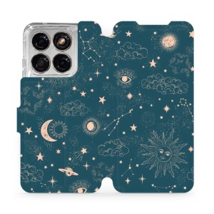 Flip pouzdro na mobil Motorola Edge 70 Fusion - Mobiwear VP14S, magický vesmír