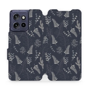 Flip pouzdro na mobil Motorola Edge 60 Neo - Mobiwear VP15S, kapradiny