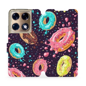 Flip pouzdro na mobil Motorola Signature 5G - Mobiwear VP19S, donutky