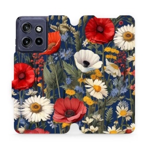 Flip pouzdro na mobil Motorola Edge 60 Neo - Mobiwear VP46S, temná louka