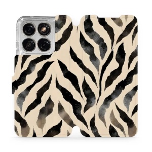 Flip pouzdro na mobil Motorola Edge 70 Fusion - Mobiwear VA53S, zebří