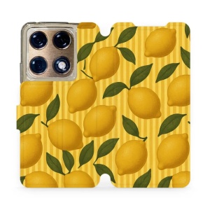 Flip pouzdro na mobil Motorola Signature 5G - Mobiwear VP81S, citrony