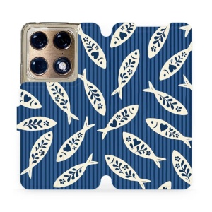 Flip pouzdro na mobil Motorola Signature 5G - Mobiwear VP89S, rybky