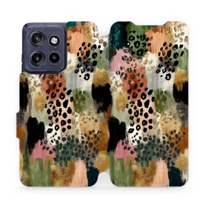 Flip pouzdro na mobil Motorola Edge 60 Neo - Mobiwear V167S, malba