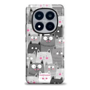 Odolný kryt na mobil Xiaomi Redmi Note 15 Pro Plus 5G - Mobiwear Elite Pro E099E, kočičky