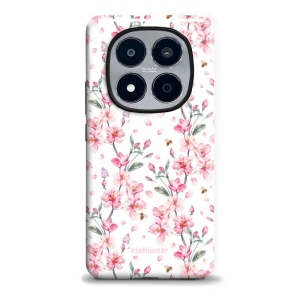 Odolný kryt na mobil Xiaomi Redmi Note 15 Pro Plus 5G - Mobiwear Elite Pro E124E, růžové květy