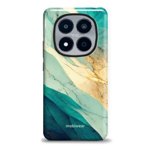 Odolný kryt na mobil Xiaomi Redmi Note 15 Pro Plus 5G - Mobiwear Elite Pro EP37E, zlatavý a zelenkavý mramor