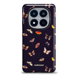 Odolný kryt na mobil Xiaomi Redmi Note 15 Pro Plus 5G - Mobiwear Elite Pro EP78E, barevní motýlci