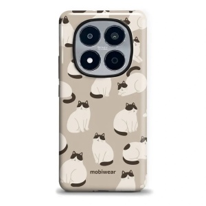 Odolný kryt na mobil Xiaomi Redmi Note 15 Pro Plus 5G - Mobiwear Elite Pro E160E, kočičáci