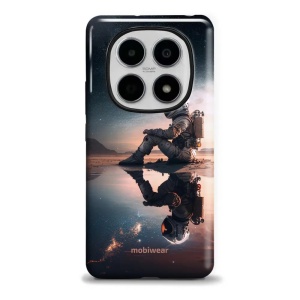 Odolný kryt na mobil Xiaomi Redmi Note 15 5G - Mobiwear Elite Pro E003E, astronaut na samotce