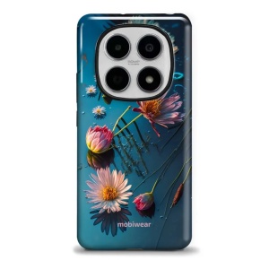 Odolný kryt na mobil Xiaomi Redmi Note 15 5G - Mobiwear Elite Pro E013E, květy na hladině