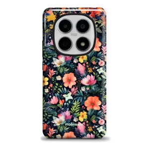 Odolný kryt na mobil Xiaomi Redmi Note 15 5G - Mobiwear Elite Pro EP48E, pestré kvítky