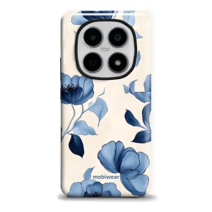 Odolný kryt na mobil Xiaomi Redmi Note 15 5G - Mobiwear Elite Pro EP73E, modrá krása květů