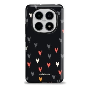 Odolný kryt na mobil Xiaomi Redmi Note 15 5G - Mobiwear Elite Pro EP79E, srdíčka