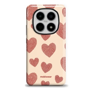 Odolný kryt na mobil Xiaomi Redmi Note 15 5G - Mobiwear Elite Pro EP93E, otisk srdce