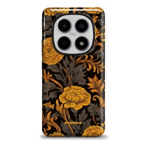 Odolný kryt na mobil Xiaomi Redmi Note 15 5G - Mobiwear Elite Pro E173E, žlutá kvítka