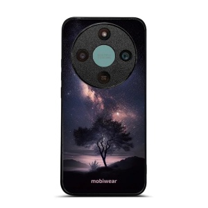 Lesklý kryt na mobil Honor Magic 8 Lite - Mobiwear Glossy G005G, strom s galaxií