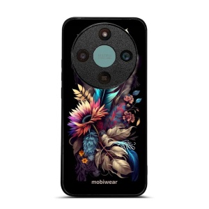 Lesklý kryt na mobil Honor Magic 8 Lite - Mobiwear Glossy G011G, kytice s pírkem