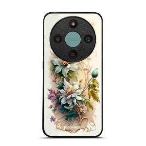 Lesklý kryt na mobil Honor Magic 8 Lite - Mobiwear Glossy G014G, krémové květy