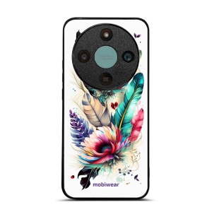 Lesklý kryt na mobil Honor Magic 8 Lite - Mobiwear Glossy G017G, pírka a květy