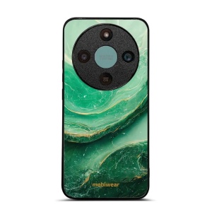 Lesklý kryt na mobil Honor Magic 8 Lite - Mobiwear Glossy G023G, zelený mramor