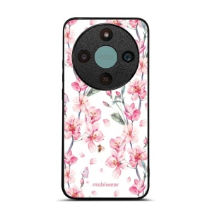 Lesklý kryt na mobil Honor Magic 8 Lite - Mobiwear Glossy G033G, růžové květy