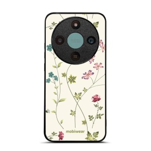 Lesklý kryt na mobil Honor Magic 8 Lite - Mobiwear Glossy G035G, tenké rostlinky s květy