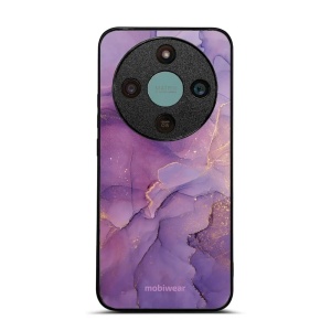 Lesklý kryt na mobil Honor Magic 8 Lite - Mobiwear Glossy G050G, fialový mramor