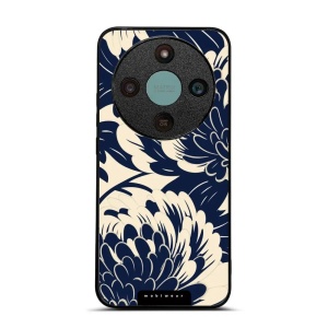 Lesklý kryt na mobil Honor Magic 8 Lite - Mobiwear Glossy GA40G, modré a béžové květy