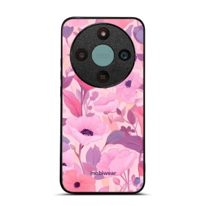 Lesklý kryt na mobil Honor Magic 8 Lite - Mobiwear Glossy GP74G, růžové květy snů