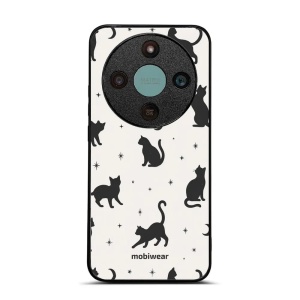 Lesklý kryt na mobil Honor Magic 8 Lite - Mobiwear Glossy G162G, noční kočičky
