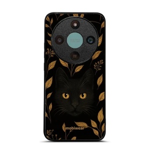 Lesklý kryt na mobil Honor Magic 8 Lite - Mobiwear Glossy G164G, černá kočka