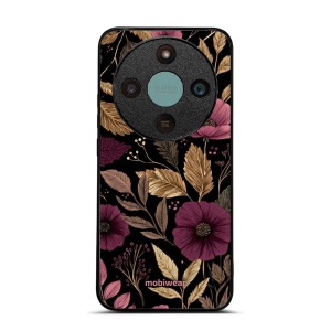 Lesklý kryt na mobil Honor Magic 8 Lite - Mobiwear Glossy G170G, fialová kvítka